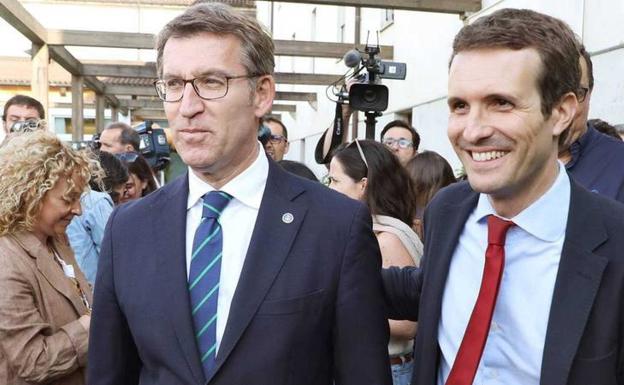 Feijóo enmienda la estrategia de Casado y aplaza hasta el 26-M el análisis de la debacle