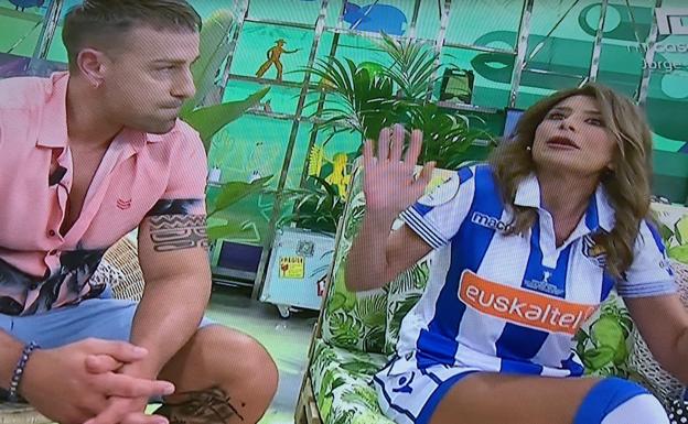 Gema López anima a la Real Sociedad en 'Sálvame'
