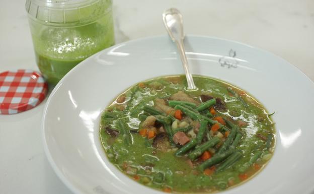 Recetas de sopa al pesto del Restaurante Arima