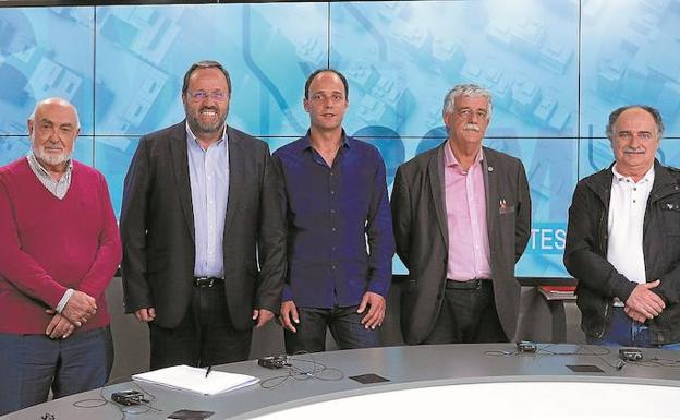 Cinco candidatos repasaron la actualidad en Teledonosti
