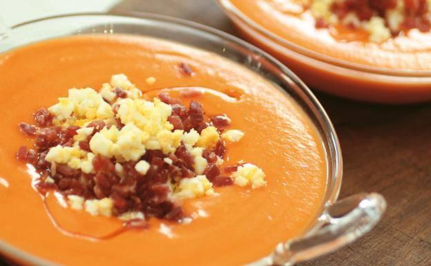 Receta de salmorejo de Martín Berasategui