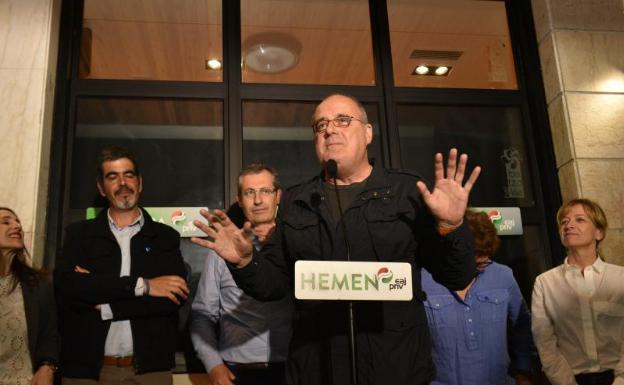 Egibar vincula lo que decida el PSN en Navarra con posibles pactos con el PSE en Euskadi