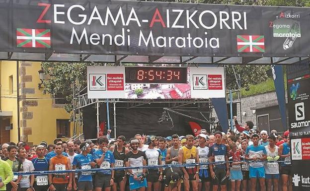 La élite, en la Zegama - Aizkorri