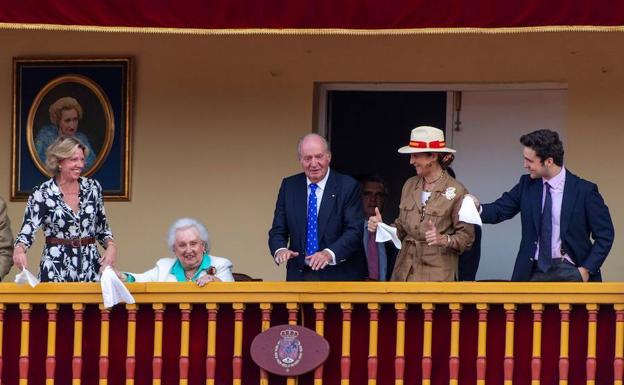 El último acto público de don Juan Carlos