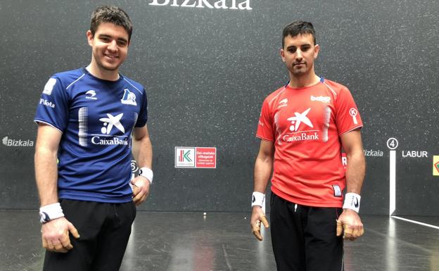 Irribarria y Urrutikoetxea eligen «pelotas similares»