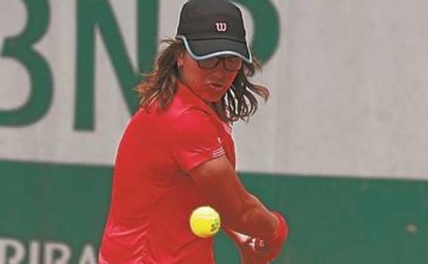 Ane Mintegi dice adiós a su primer Roland Garros