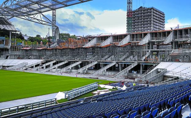 El fondo Norte de Anoeta sigue cogiendo forma y altura