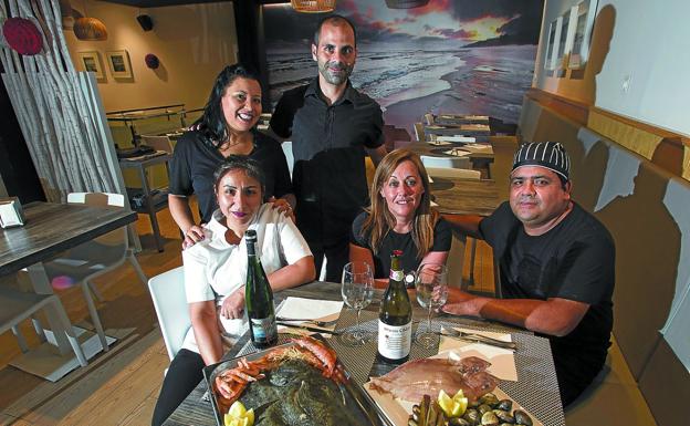 Cocina marinera en La Muela