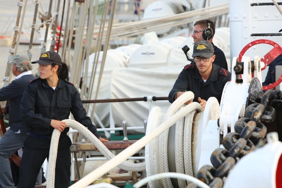 Travesía del 'Elcano', en imágenes