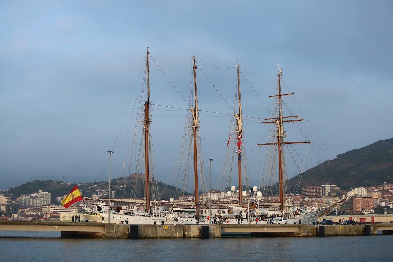 El recorrido del 'Elcano' hasta llegar a Getaria