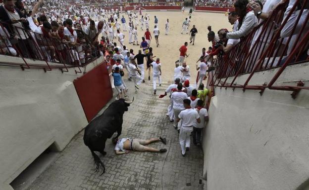 Dado de alta el joven donostiarra herido en el primer encierro de San Fermín