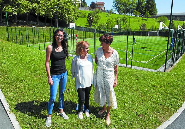 UdaGazte. Ane Calvo, Rebeca González y Eunate Encinas.
/F. DE LA HERA