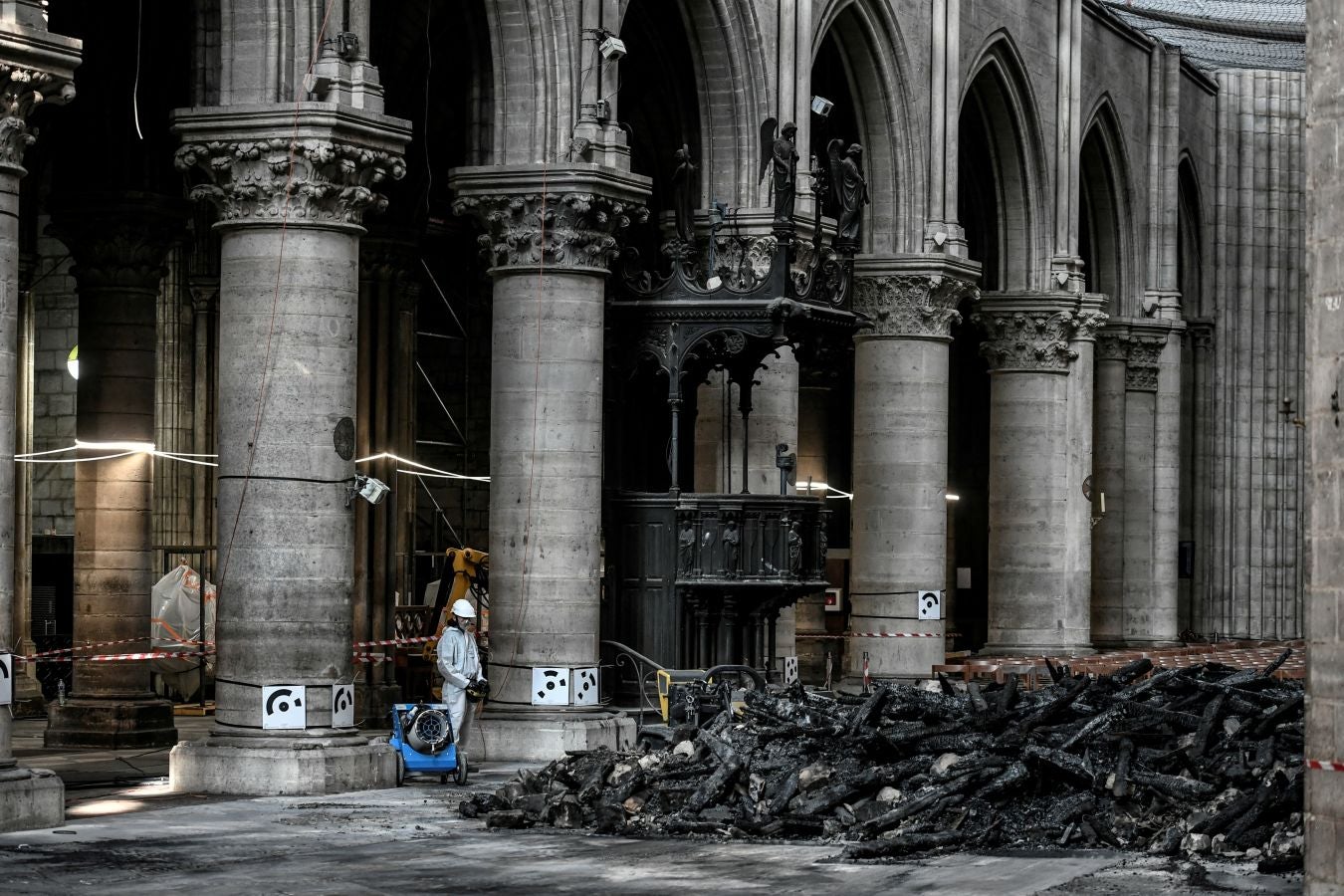 Notre Dame, tres meses después del incendio