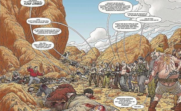 Los ultra sanguinarios y delicados universos de Geof Darrow