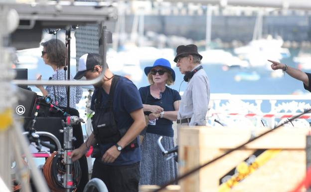 Woody Allen rueda en La Concha