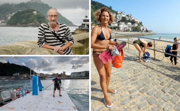 Gente de la bahía donostiarra