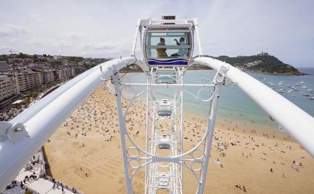 El balcón giratorio de Donostia