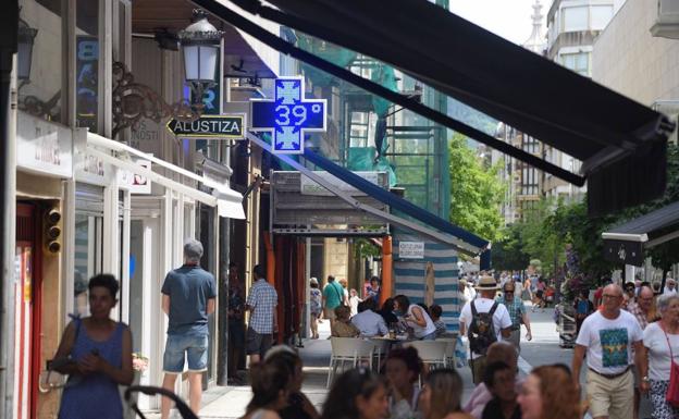 Julio ha sido un mes muy cálido y humedo en Gipuzkoa