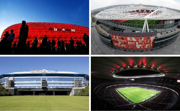 Los otros estadios con nombres comerciales