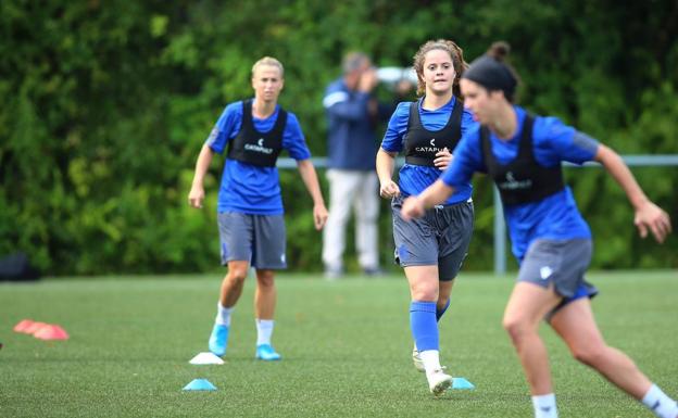 Las blanquiazules siguen inmersas en la puesta a punto