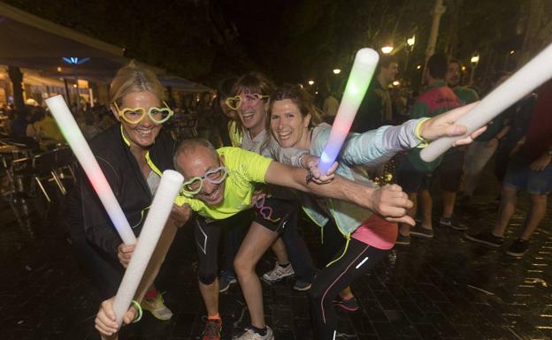 Running nocturno antes de la Aste Nagusia