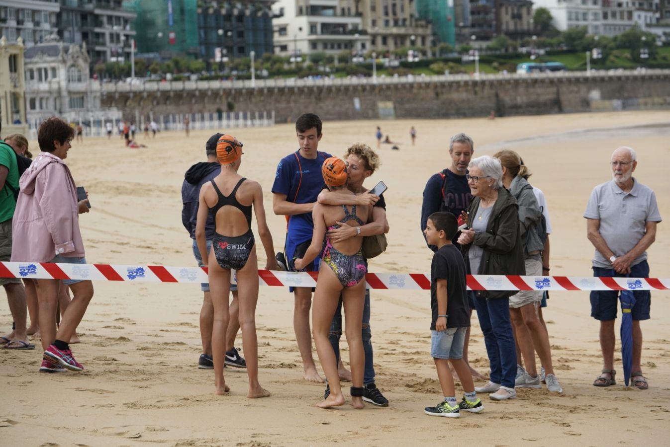 Los más pequeños llegan a La Concha