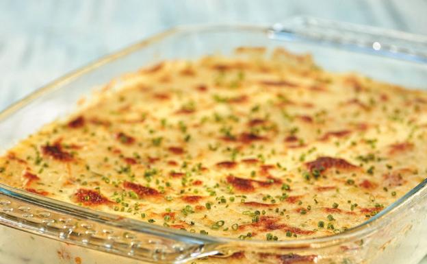 Receta de pastel de patata y chorizo de Martín Berasategui