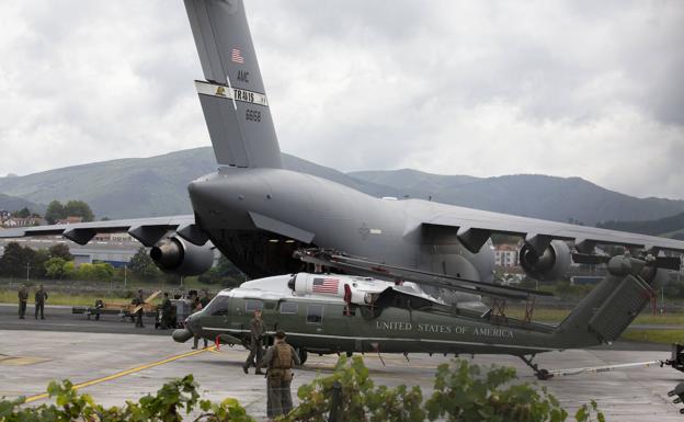 Dos mesas de coordinación para el G-7 en poco más de diez kilómetros de distancia