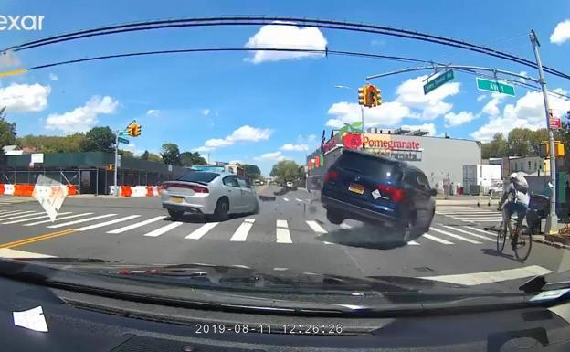 El conductor que causó el atropello del getxotarra en Nueva York iba a 99 km/h en una vía de 40