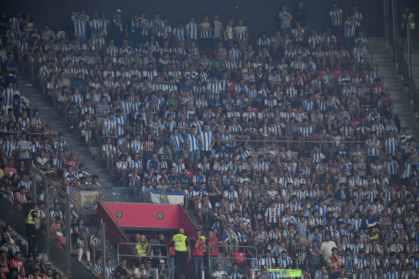 Buen ambiente entre las aficiones