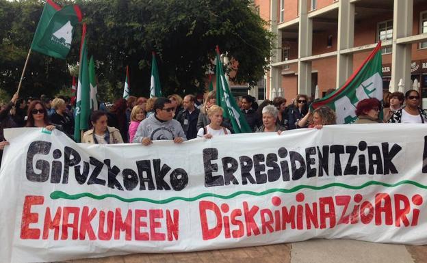 ELA convoca otras 30 jornadas de huelga en las residencias de Gipuzkoa