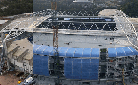La evolución del estadio de Anoeta en imágenes