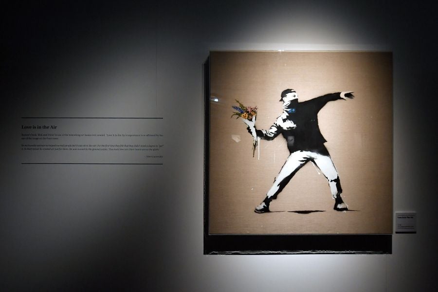 La exposición no autorizada de Banksy