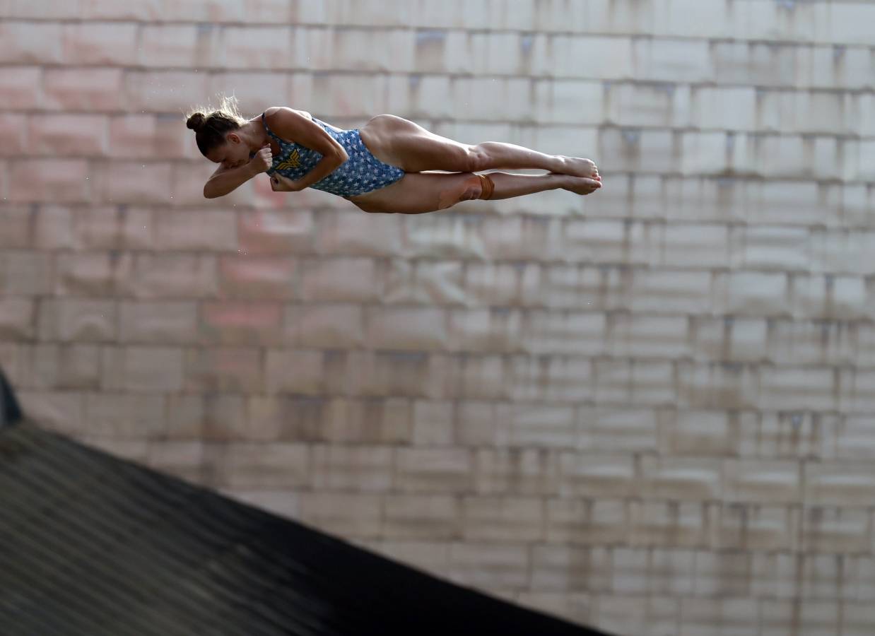 Espéctaculo junto al Guggenheim