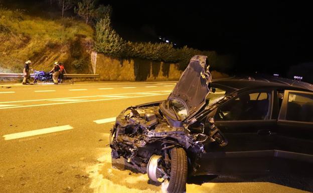 El motorista fallecido en Mallabia era un vecino de Eibar de 38 años