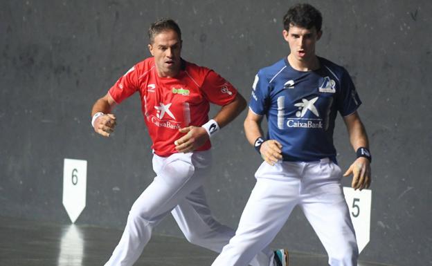 Olaizola II-Altuna III, duelo de artistas en la final del Adarraga