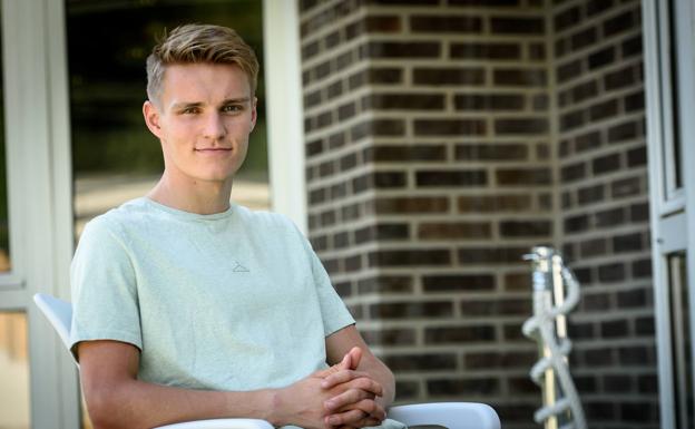 La tranquila vida de Odegaard en San Sebastián