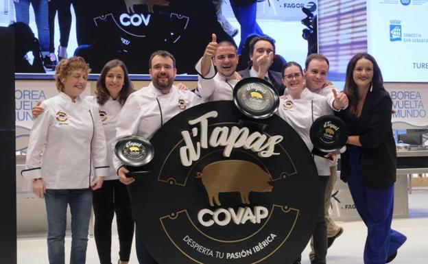 Alfredo Dueñas se lleva la cuarta edición del concurso de tapas de Covap