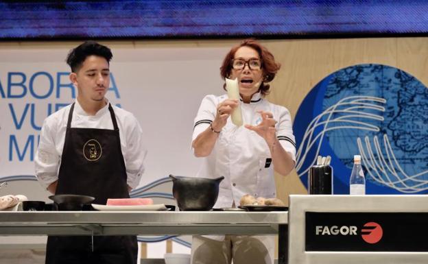 Leonor Espinosa descubre en San Sebastian Gastronomika los ingredientes ocultos de Colombia