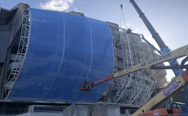 El ETFE viste la tribuna Principal