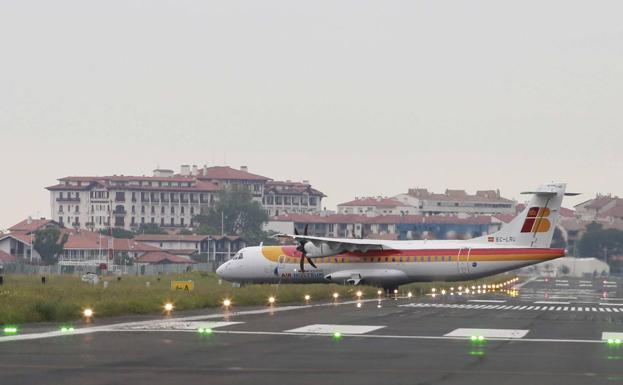 Otro mes de crecimiento en el aueropuerto de Hondarribia