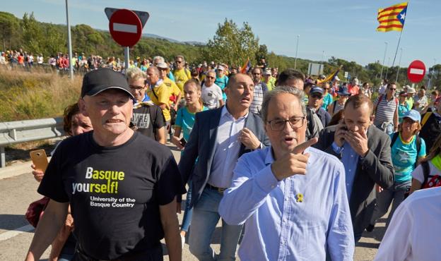 El PNV «respeta» el respaldo de Ibarretxe a Torra y apunta que acudió «a título personal»
