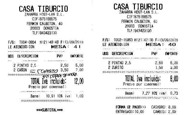 Tickets de clientes locales frente a los de los extranjeros