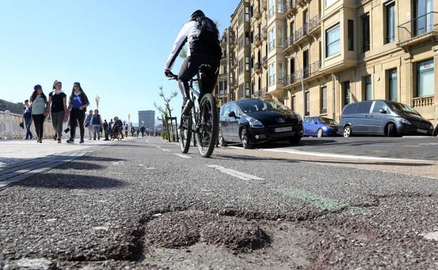 Herida en San Sebastián tras ser atropellada cuando circulaba en un patinete eléctrico