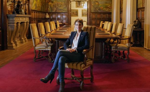 María Chivite: «Lo peor que podría pasar es tener un Gobierno en Madrid que no entendiera Navarra y su pluralidad»