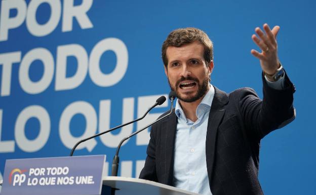 Casado plantea el 10-N como un plebiscito sobre Sánchez en busca de la concentración de voto