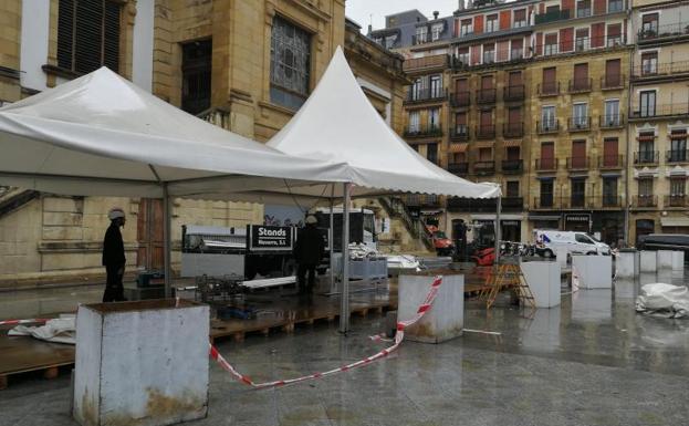 Las caseras de La Bretxa de San Sebastián volverán a sus puestos a partir del jueves