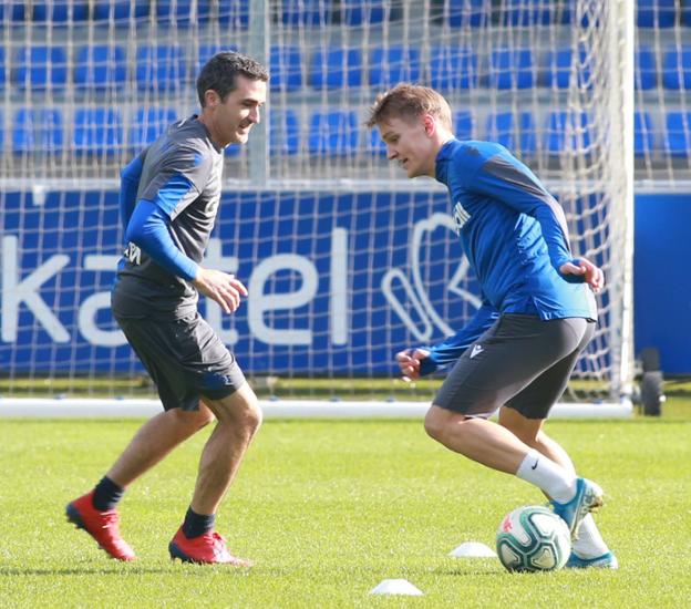 Odegaard, uno más ante el Real Madrid