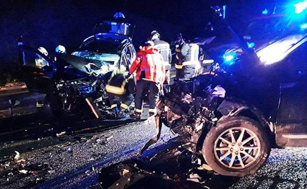 Una mujer y su hija, vecinas de Baztan, mueren en un choque frontal en Navarra