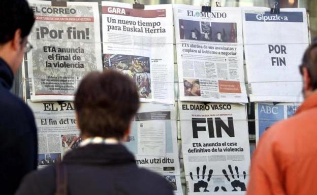 ETA fue casi el único protagonista de las noticias sobre Euskadi en la prensa extranjera durante décadas